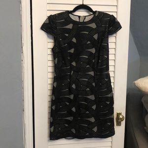Black cocktail dress